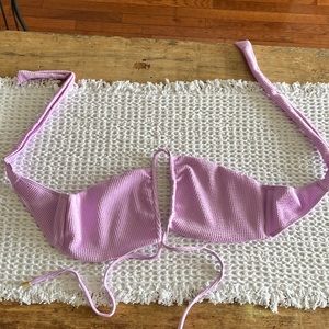 NWT Monday Swimwear Moon Crinkle Copacabana Top L